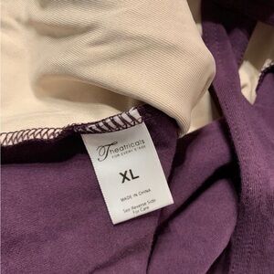 Theatricals Women's Purple Scoop Neck Top - XL